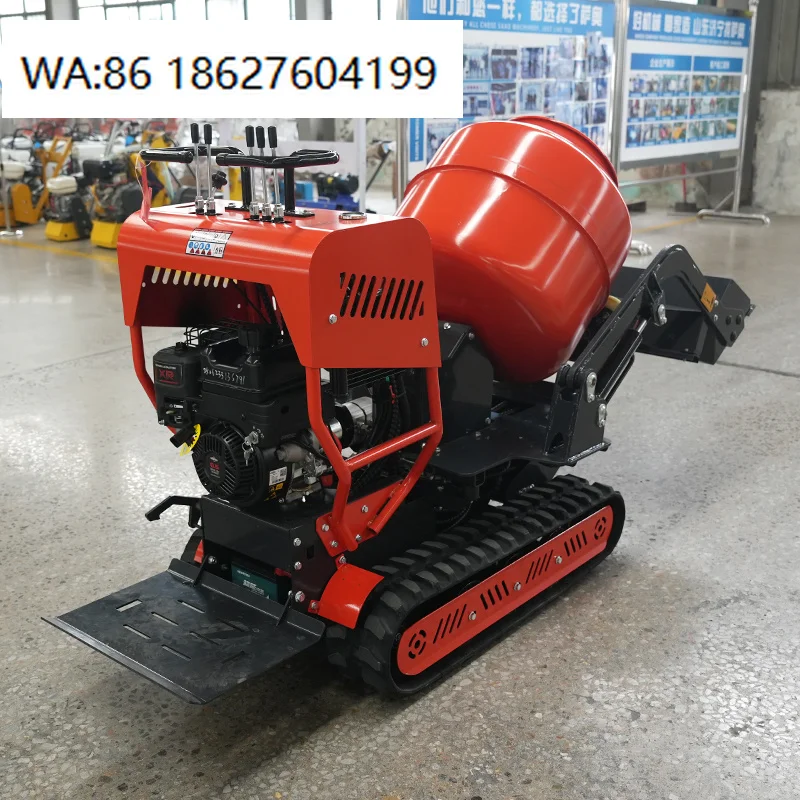 Automatic Self Loading Concrete Mixer Truck High Efficiency Mini Cement Mixing  for Building Construction