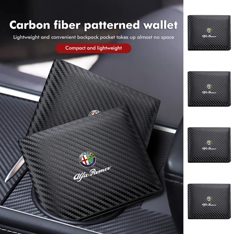 para-alfa-romeo-carteira-de-fibra-de-carbono-estojo-para-documentos-de-carro-porta-cartoes-clipe-para-cnh-gt-stelvio-f1-brera-volante-tonale-gloria