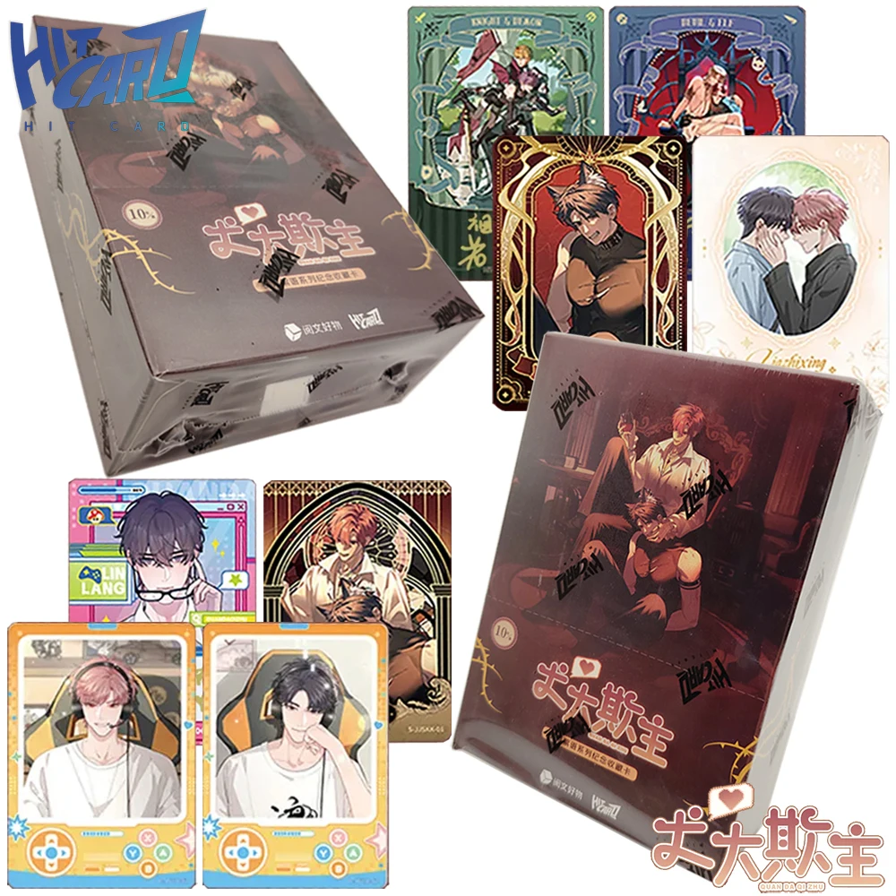 Hitcard Genuine Quan Da Qi Zhu Rare Collection Card Fans Cherish Exquisite Design Comic Character Cards Doujin Toys and Hobbies
