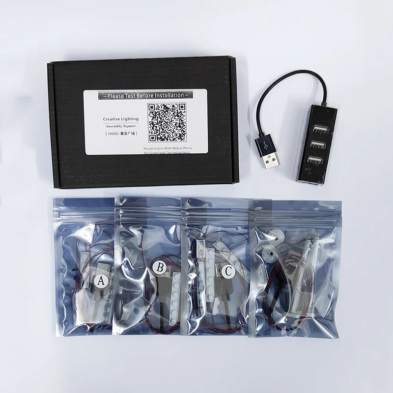 

New LED Light Set For 10255 compatible 15019 Rally Assembly Square Christmas Gifts(NOT Include The Model Bricks)