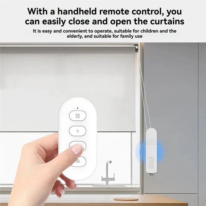 A08R~ Zigbee Tuya Smart Electric Curtain Motor Roller Shade Driver App Voice Remote Control Auto Curtain Motors
