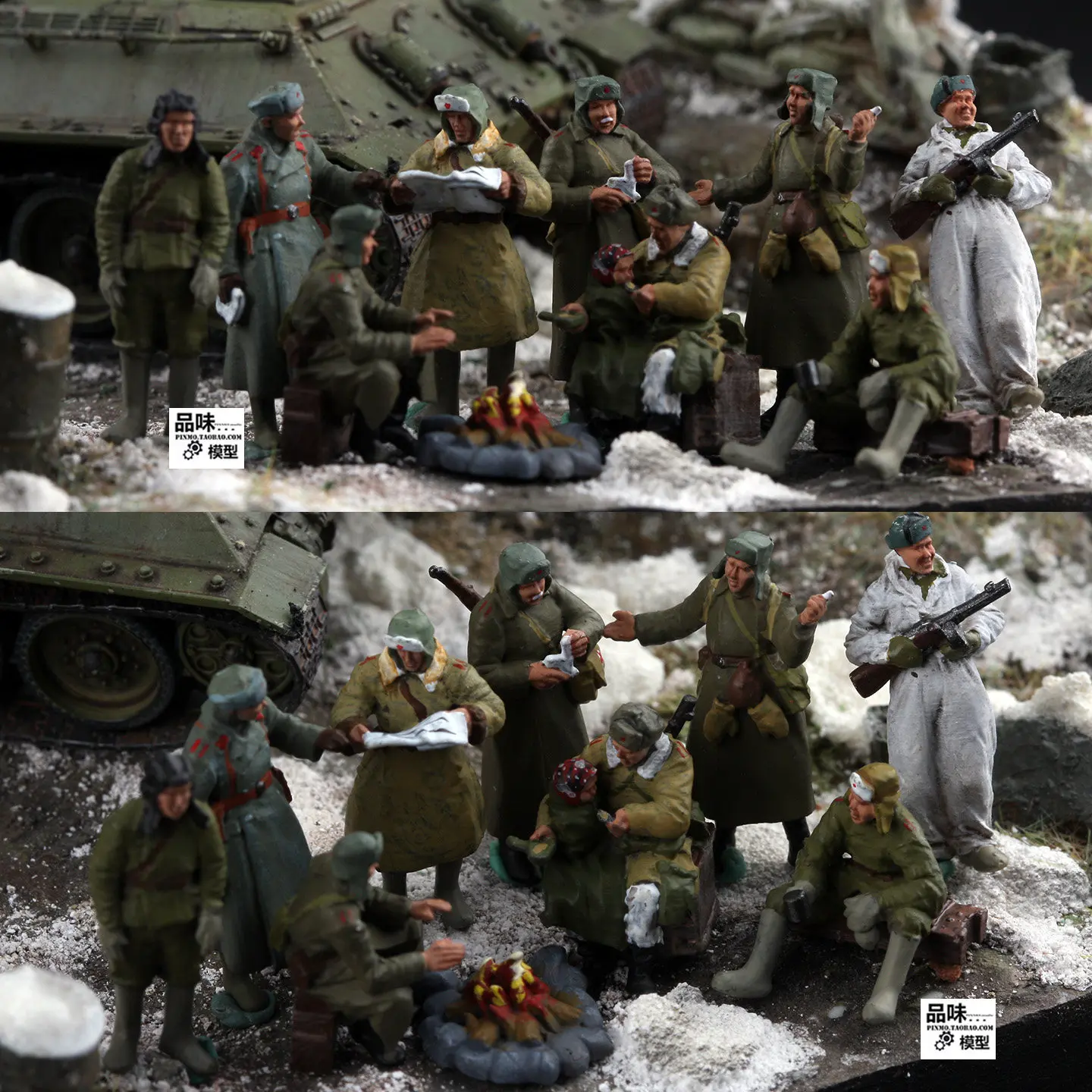 1-72-scale-resin-winter-soviet-army-10-member-group-scene-accessory-model-adult-toys-gifts-souvenir-static-display