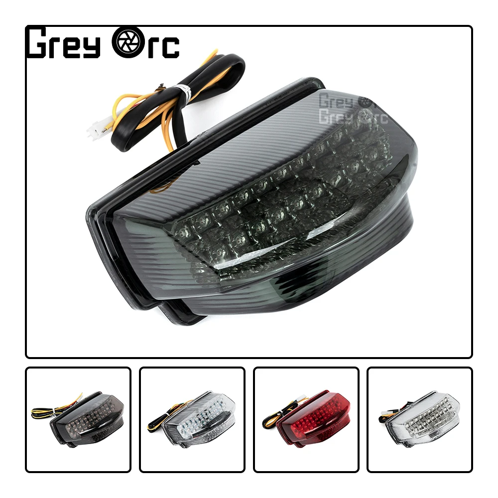LED المتكاملة الوامض الضوء الخلفي الذيل الفرامل بدوره أضواء الإشارة لهوندا CBR600 CBR 600 2007 2008 2009 2010 2011 2012 الذيل ضوء