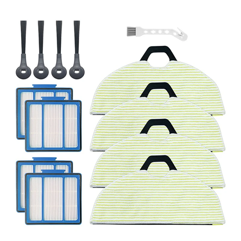 

Сменный HEPA-фильтр/ткань для швабры/боковые щетки, комплекты деталей, аксессуары для Shark RV2001WD, аксессуары для робота-пылесоса