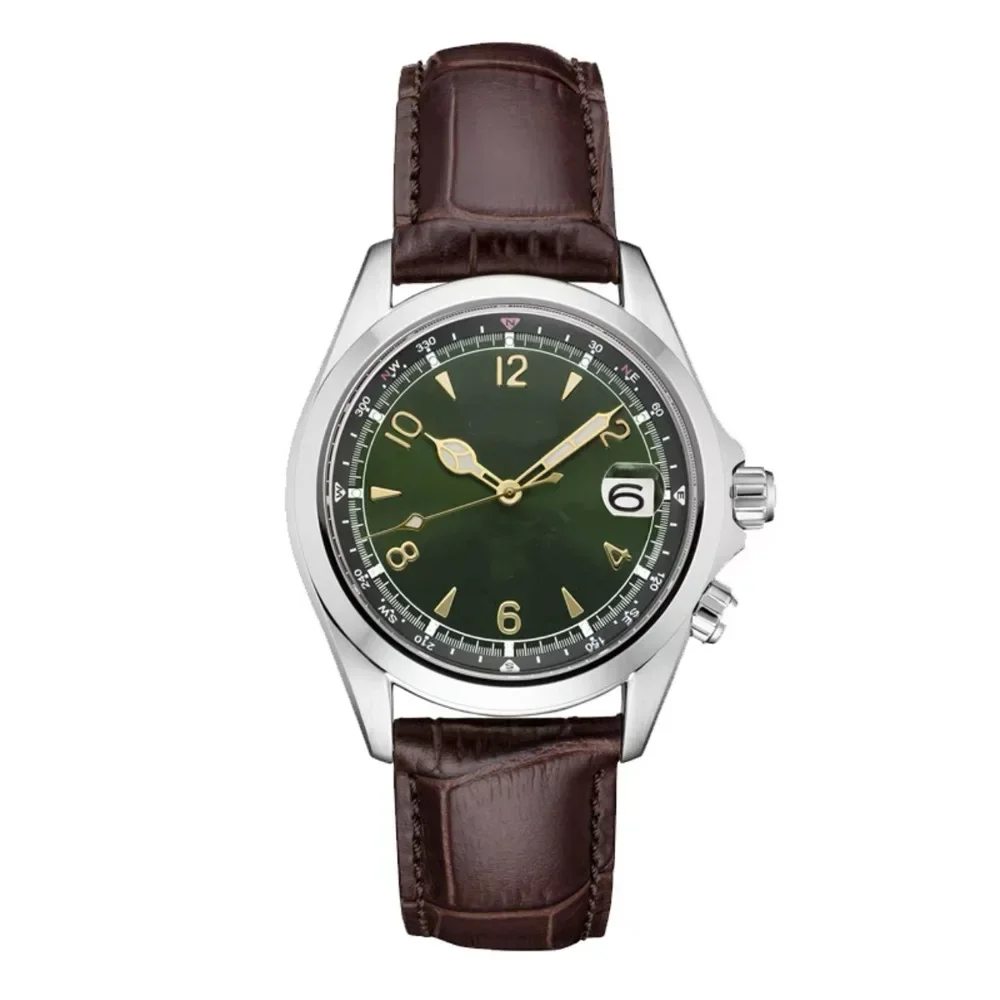 Nuovo orologio cronografo da uomo di lusso, movimento al quarzo grado AAA+, datario multifunzione, impermeabile 100 m, acciaio inossidabile