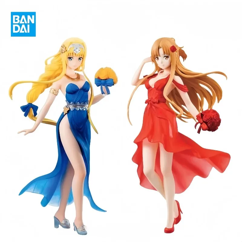 

【In Stock】 Bandai Original Ichiban Kuji Sword Art Online Anime Figure Toys Alicization Asuna Alice Collectible Model Toy Gift