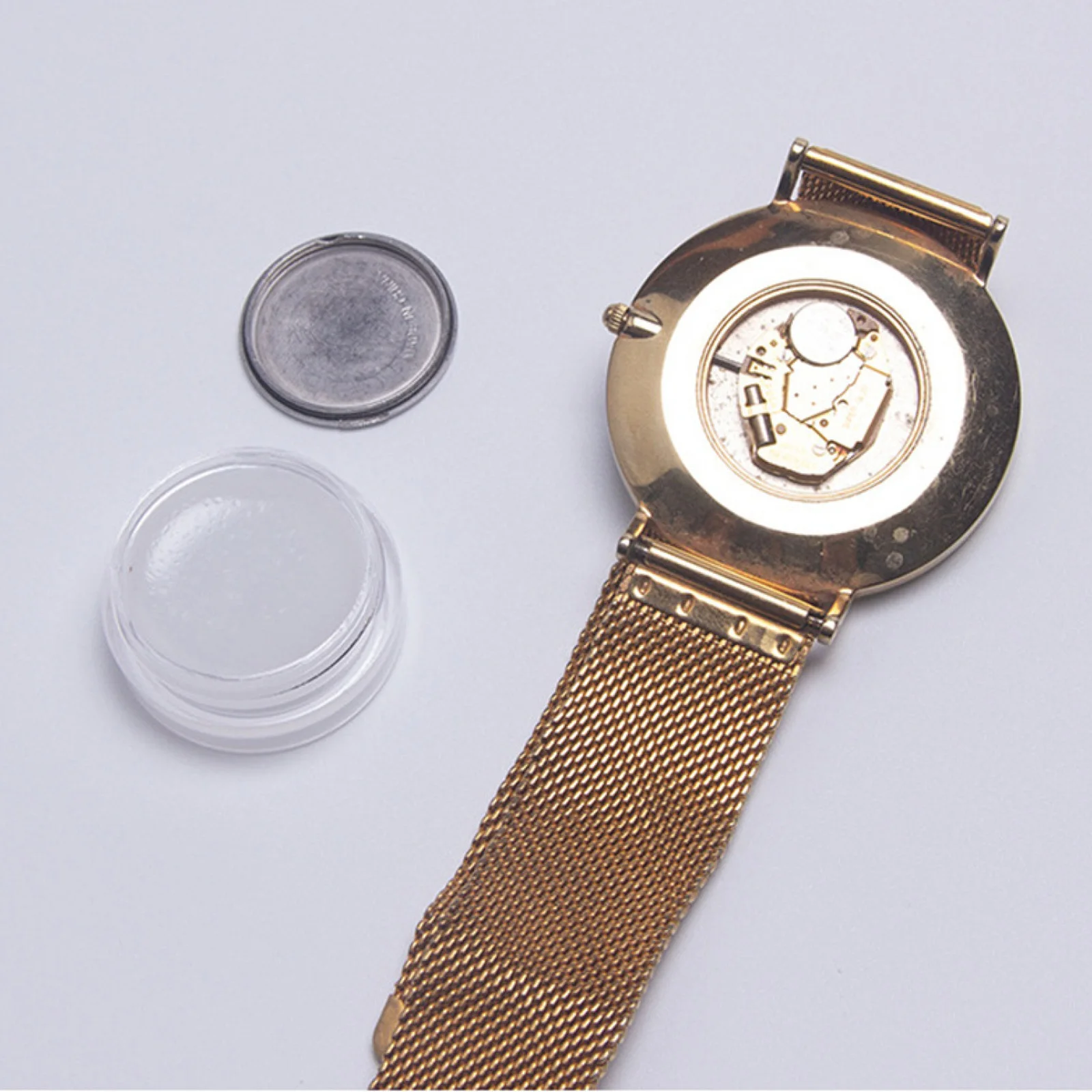 Confezione da 5 pezzi Sigillante per pasta impermeabile durevole Crema per orologi Grasso per riparazione Lubrificante Orologiai Strumenti per la modifica dell'orologio Accessori