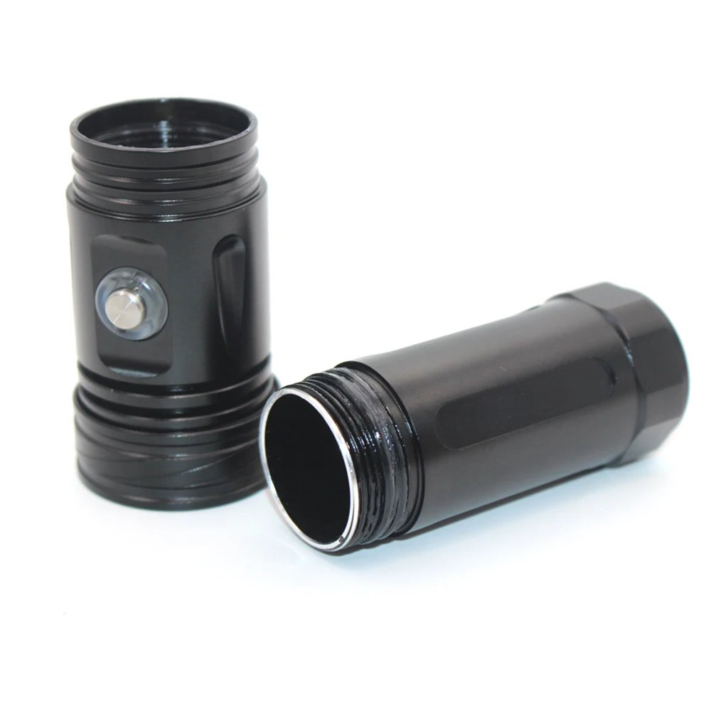 Linterna LED de buceo profesional L2, 5000 lúmenes, 100M, impermeable, táctica