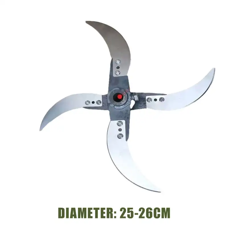 1PCS Household Farming Grass Shredder Knife Blades,12mm Diameter Inner Hole Chaff Cutter Blades Power Tool Accessories