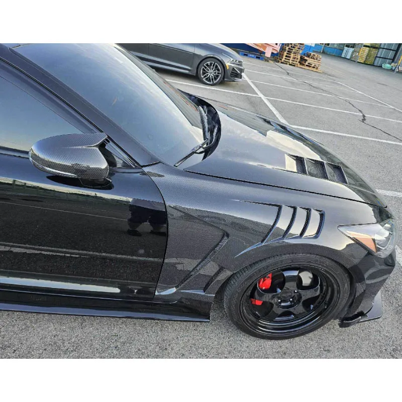 

For Kia STINGER Carbon EPA2 Top and Bottom Cutout Fender Fender Replacement Body Kit