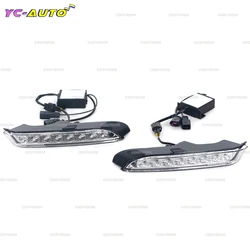 Car LED DRL Daytime Running Lights For Volkswagen VW Scirocco R Line 2015 2016 Turn Signal Light
