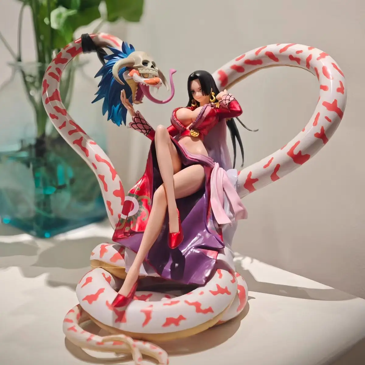 20cm One Piece Anime Figurka Boa Hancock Sexy Girl Figurka akcji Pvc Statuetka Model Dekoracja Zabawki Prezent
