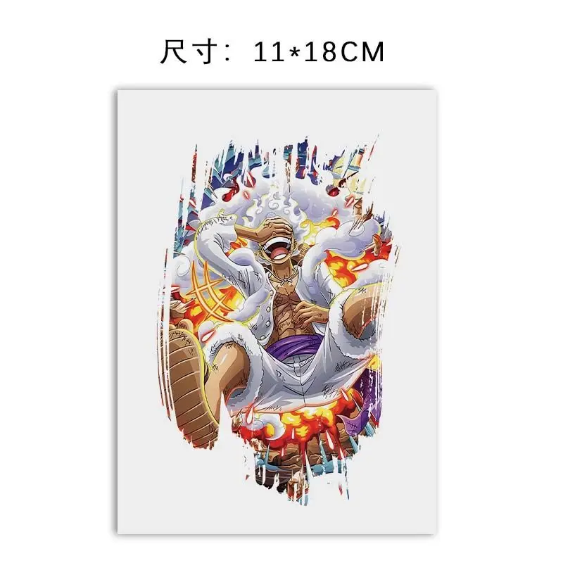 Explosive anime One Piece peripheral colorful tattoo stickers dopamine high beauty washable spicy girl leg and arm stickers