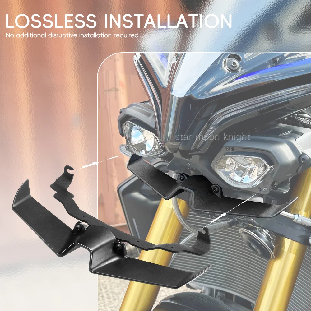 MT10 Motorcycle Front Beak Extension Spoilers For Yamaha MT-10 MT 10 SP 2022-2024 Accessories Aerodynamic Wind Wing Plate