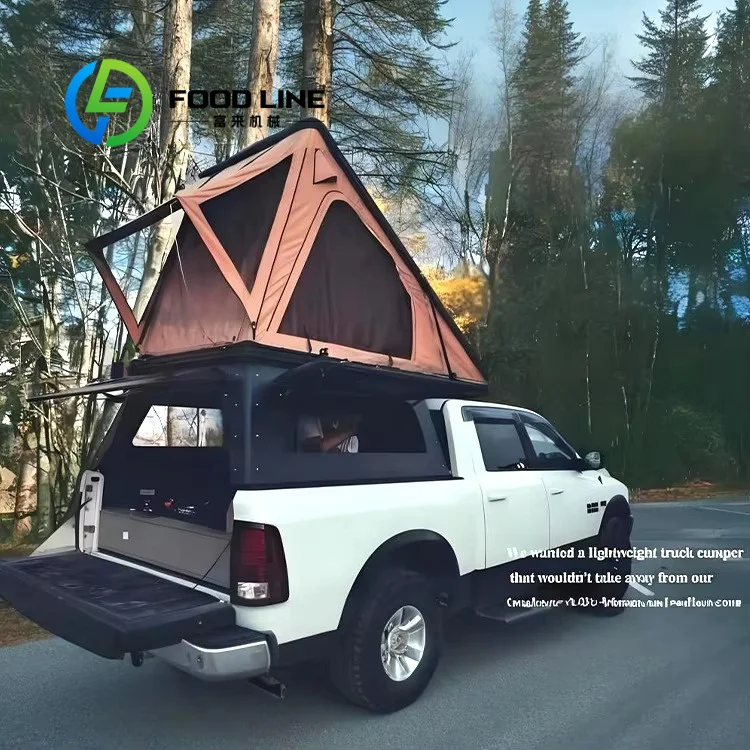 Slide On Truck Camper Demountable Off Road Pop Up Shock Absorbing Base Stabilizes Driving On Rough Off-Road Overland Camping view 2