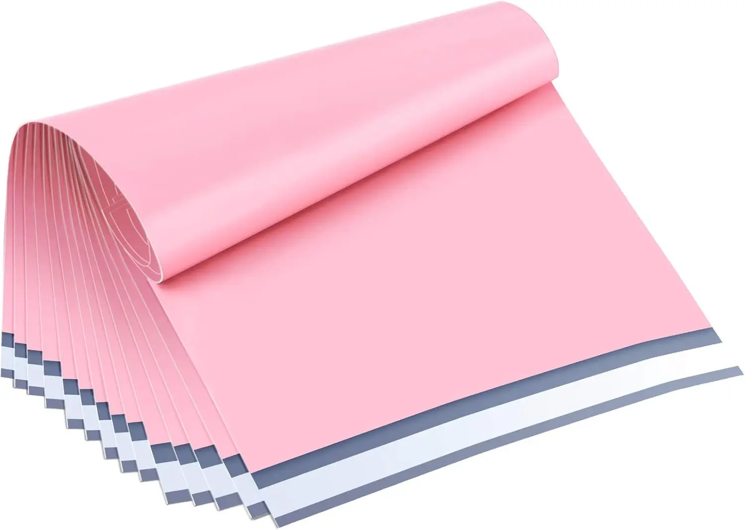 

6x9 Light Pink Poly Mailers 200 Pack Self Seal Waterproof Tear Resistant for Jewelry & Small Items