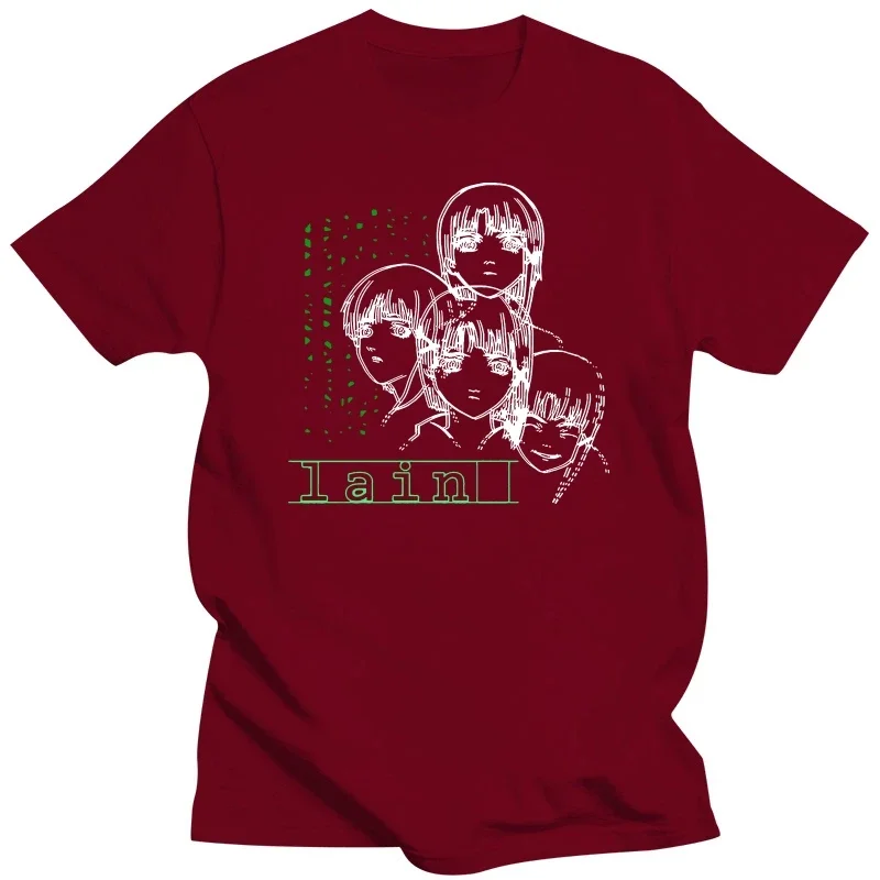Popular Fashion Wears Trend Women Men Tee Serial Experiments Lain Print TShirts Oversize Tshirt Summer Oneck Couple Streetwear