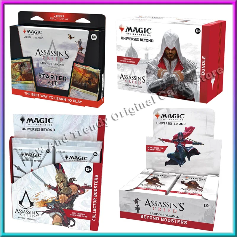 Magic The Gathering Assassin’s Creed Bundle,Beyond Booster Box,Collector Booster Box,Starter Kit TCG Card Game Gift Collectible