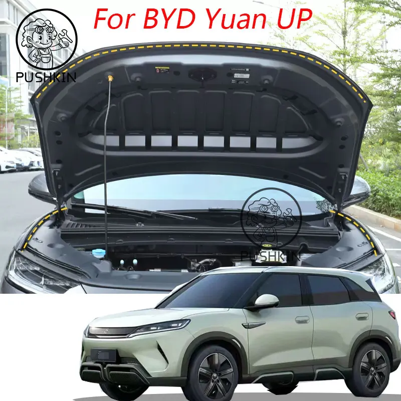 

For BYD YUAN UP YUAN PRO 2024 2025 Car Sealing Strip Door Engine Sound Insulation Dustproof Rubber Strip Interior Accessories