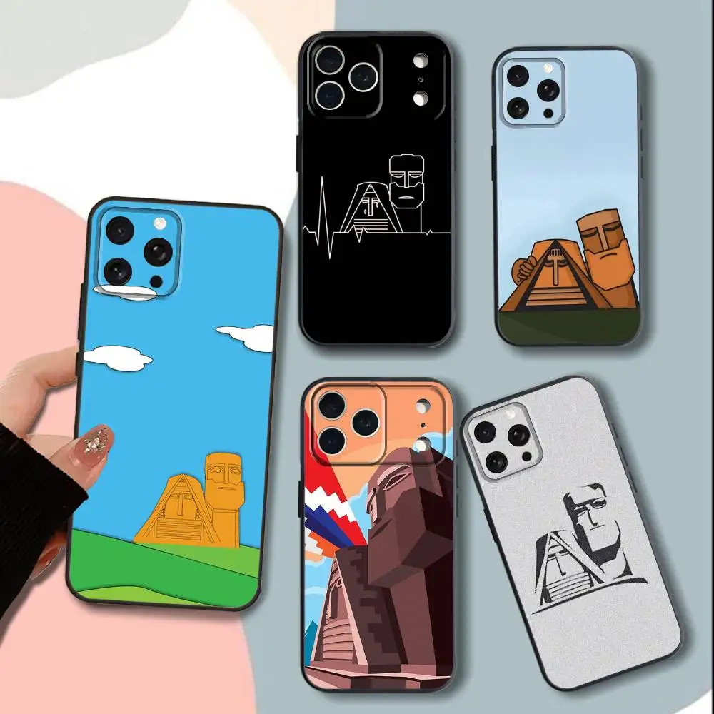 

A-Armenia FlagS Art-es Phone Case For iPhone 15,13,16,12,11,17,14,Plus,Pro,Max,XS,XR,X,SE,Mini,Soft Silicone Black Cover