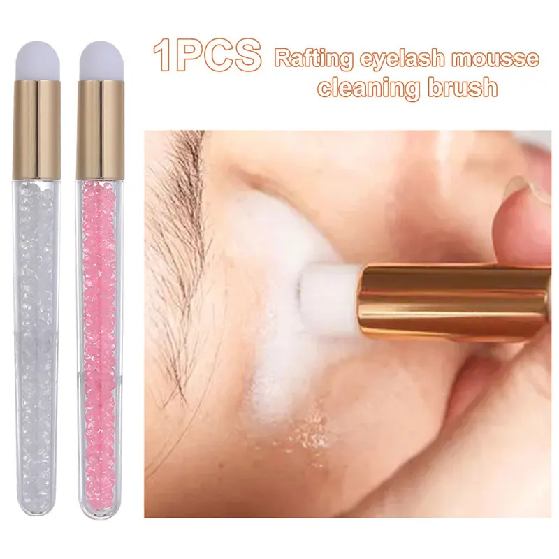 10Pcs Lashes Cleaning Brush Peel Off Nose Pore Blackhead Remover Deep Washing Lash Shampoo Brushes Eyelashes Extensions Supplies