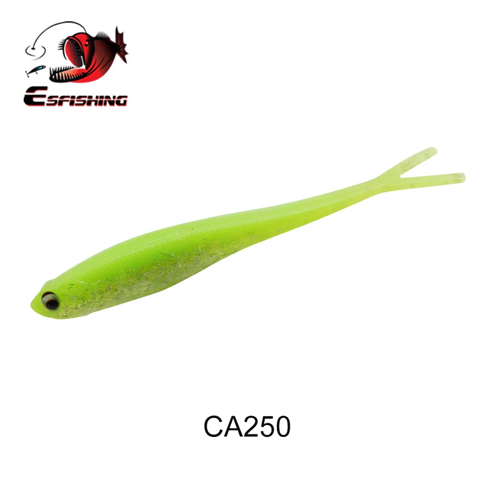 ESFISHING Weiche Angelköder Real Shad 130mm Pesca Köder Minnow Jigging Köder Isca Künstlicher Köder zum Angeln auf Hecht und Forelle