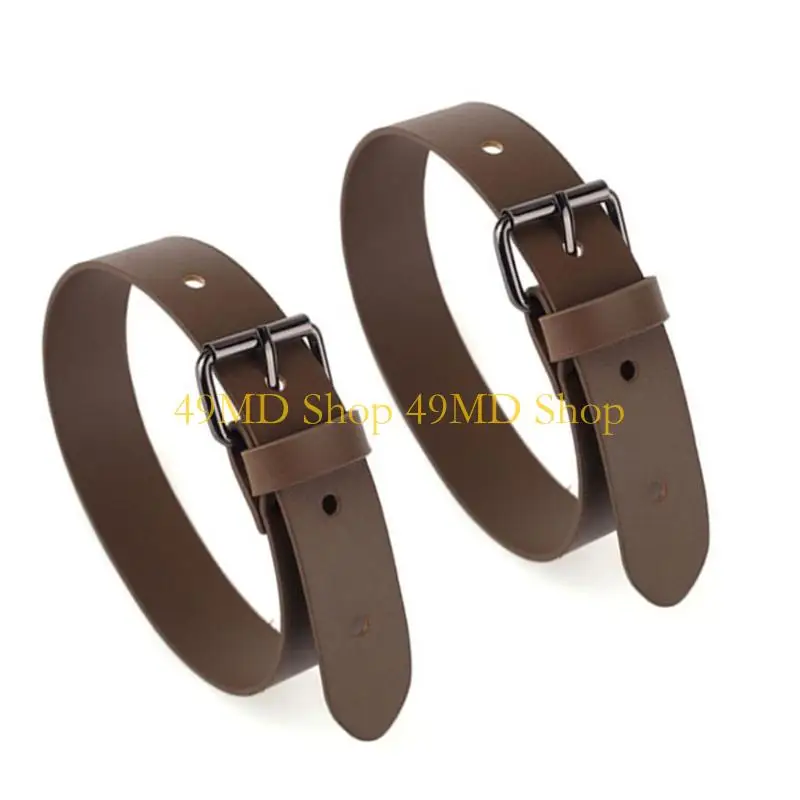 49MD Coat Sleeve Buckles Straps for Trench Coat Cuff and Adjustment 2PCS
