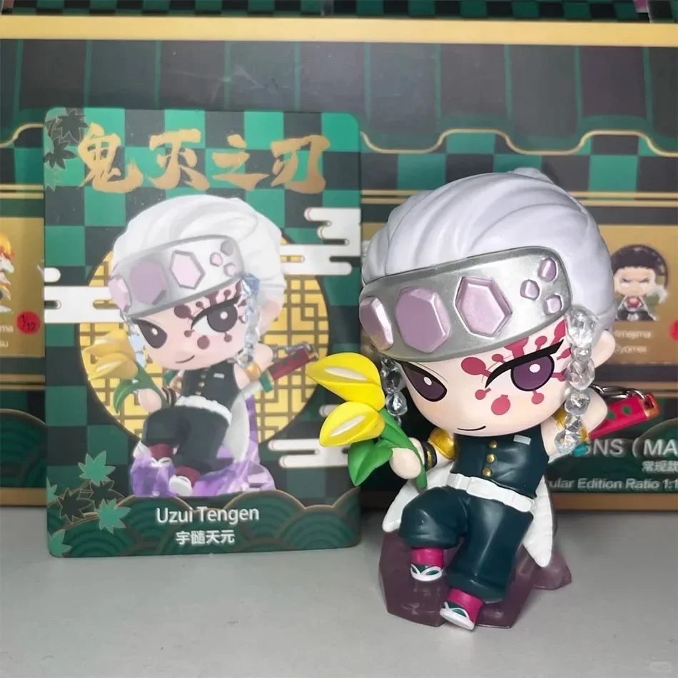 Demon Slayer Anime Cartoon Figur Blind Box Serie Tanjiro Kamado & Nezuko Kreative Personalisierte Statue Modell Ornament Überraschung – Detail 12