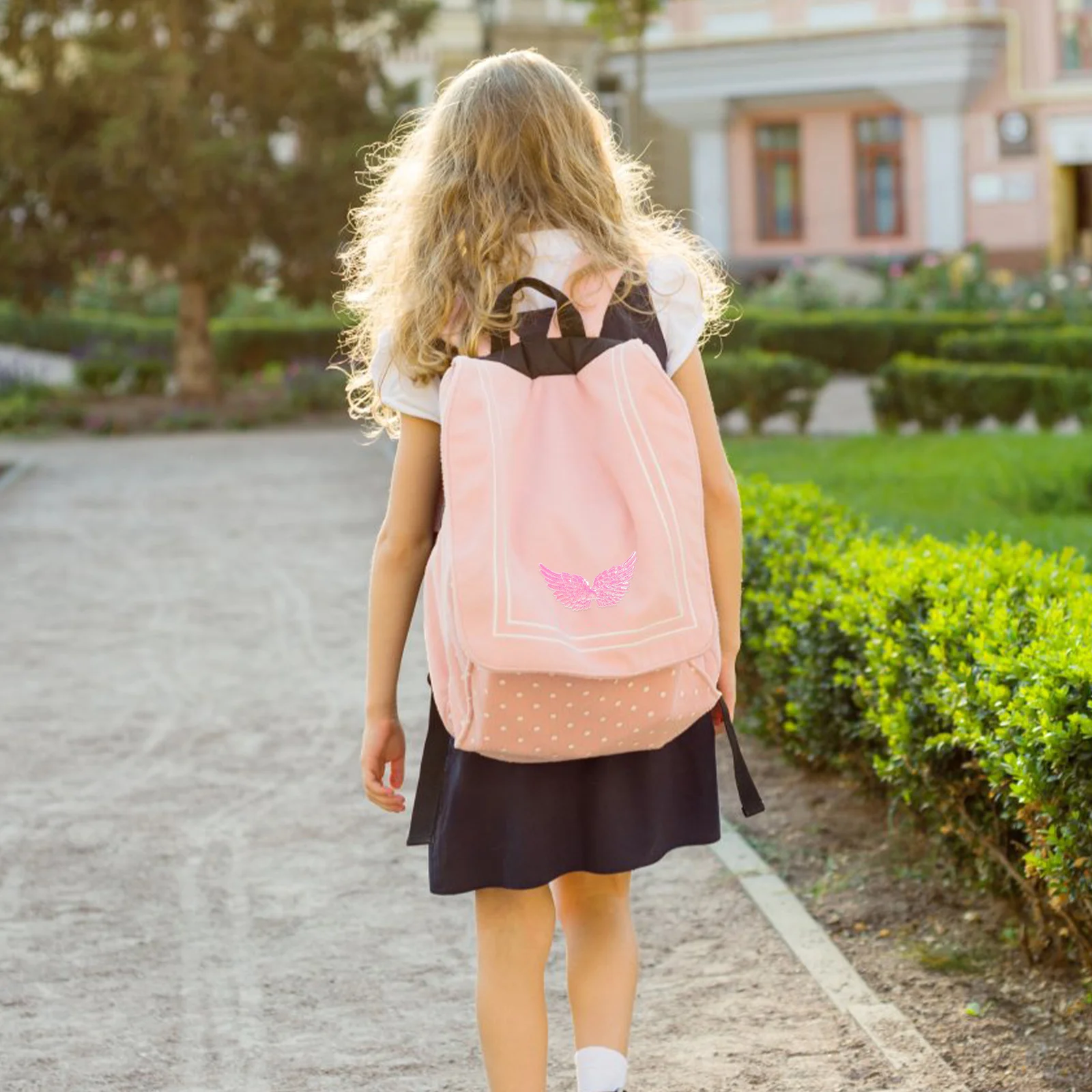 

12Pcs Pink Mini Angel Wings Decorative DIY Iron on Patches for Jeans Jacket Bag Shoes Crafts Small Wing Applique