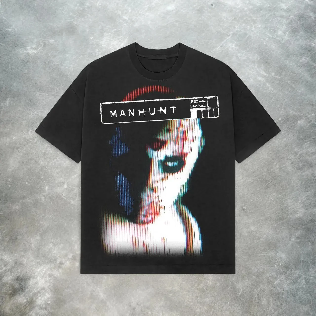 Manhunt PS2 T-shirt: Retro Y2K Horror Game T-shirt Pure Cotton Loose Fit Unisex Fashion Casual T-shirt oversized t shirt