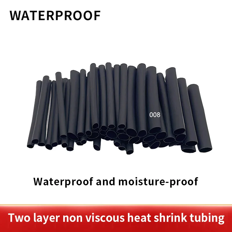 5 METER/LOT BLACK 1mm 1.5mm 2mm 2.5mm 3mm 3.5mm 4mm 5mm 6mm Heat Shrink Tubing Tube