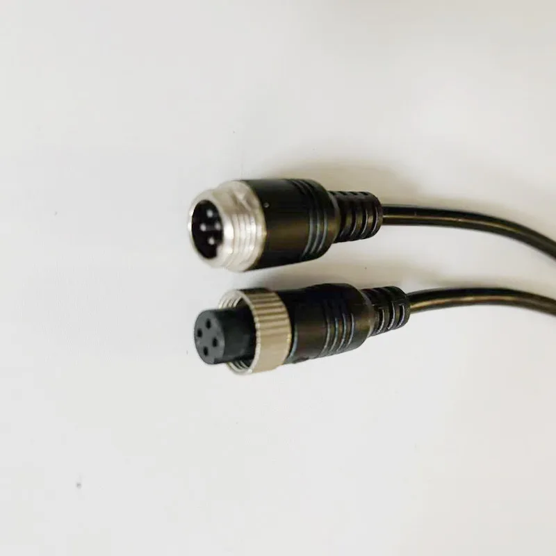 4Pin Aviation Head Cable Female/Male Aviation To BNC RCA And DC Converter Cable for Car Rear Camera Monitor