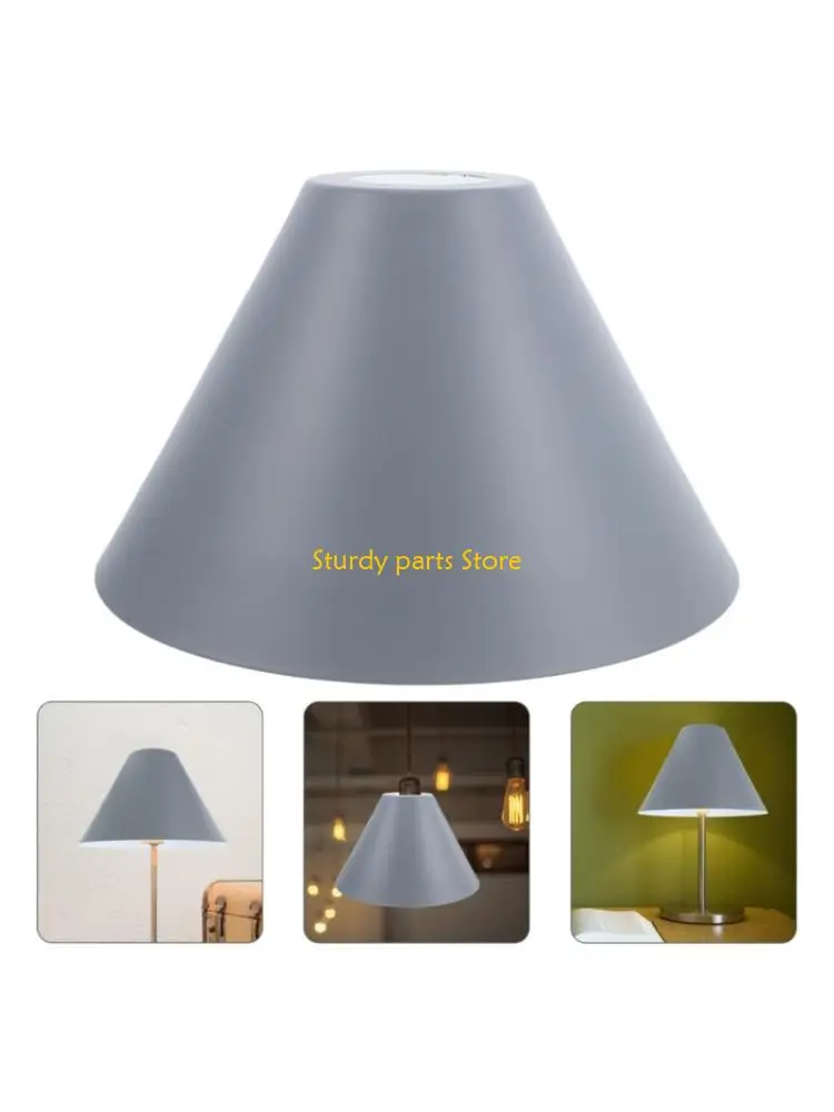 

97QC Heavy Duty Iron Bucket Ceiling Light Cover Industrial Retro Lighting Accessory