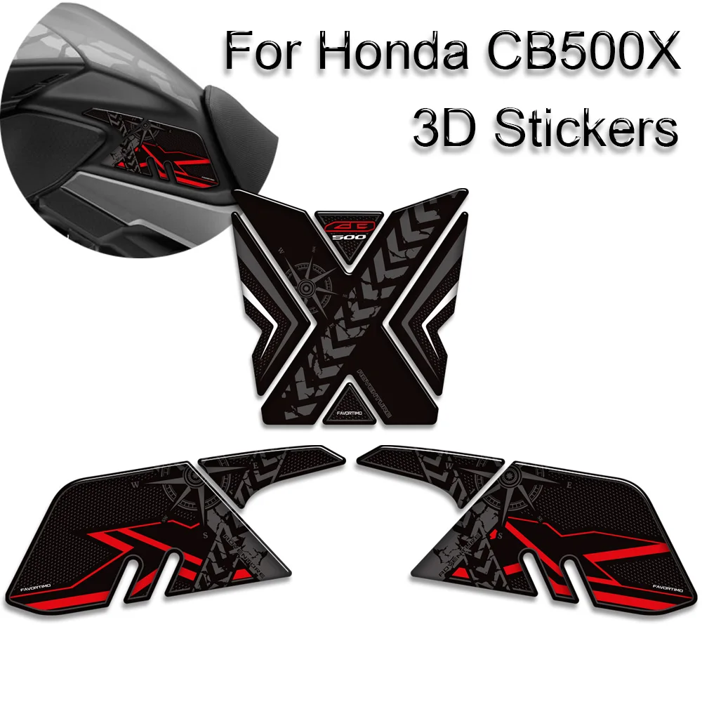 

Tank Pad Side Grips Gas Fuel Oil Kit Knee Protector Stickers Motorcycle For Honda CB400X CB500X CB 400 500 CB400 CB500 X Decals