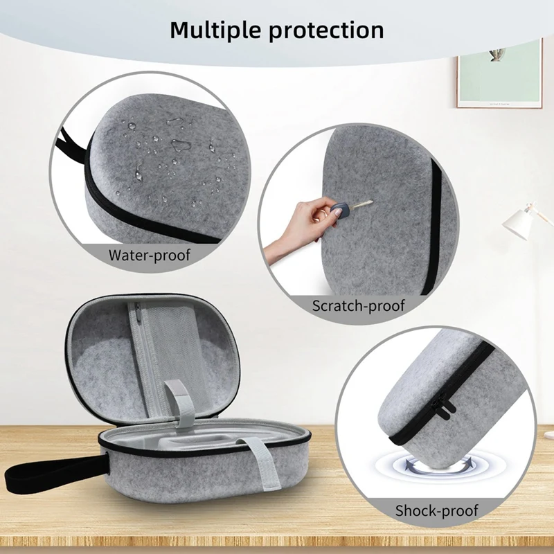 Carrying Case Anti-Scratch Full Protective Case For Vision Pro VR Headsets Portable Storage Bag