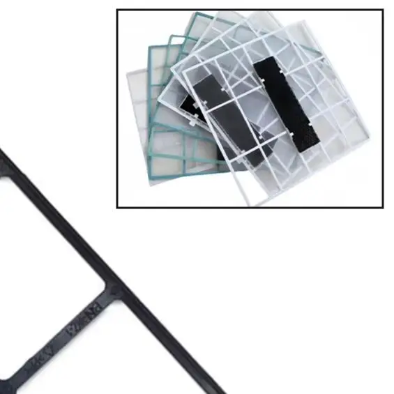 1pcs For Midea Air Conditioner Filter Dustproof Net Indoor Filter Bracket For Improving Air Quality Air Conditioner Accessories