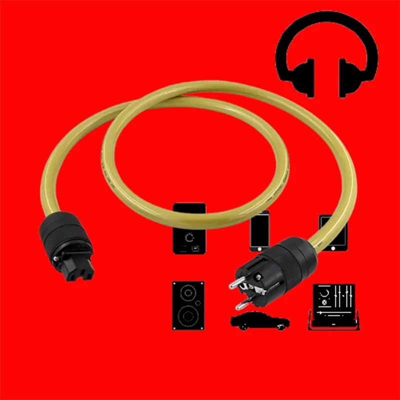 

Muttersbach VDH 7N OCC Silver-Plated Power Cord for Amplifier & CD Transport​