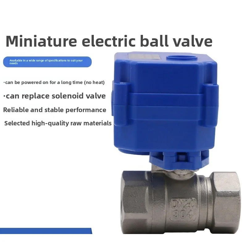 304 stainless steel, electric two-way ball valve, fixed ball valve, electric valve, miniature electric ball valve CWX-15N