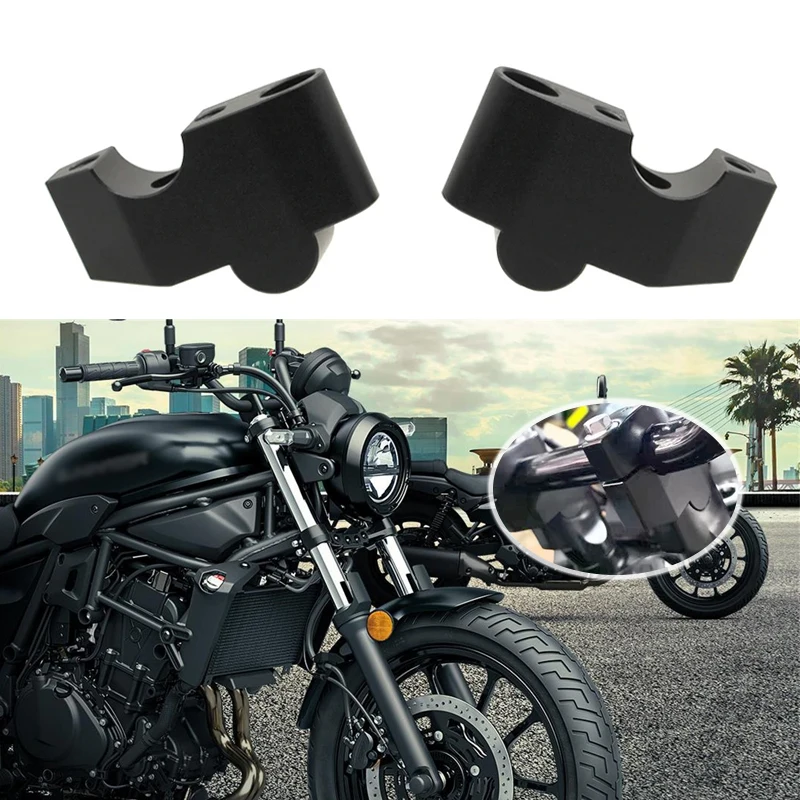 Handlebar Riser For Kawasaki Eliminator500 Eliminator400 2024 Eliminator 400 500 Motorcycle Handlebar Back Move Mount