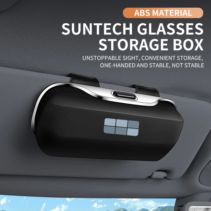 

For Geely Galaxy E5 E8 LX5 L6 L7 EM-i StarWish StarCruiser 7 Accessories Car Visor Sunglasses Car Glasses Case Glasses Clip Box