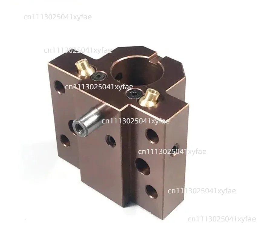 For QT100 QT200 CNC Lathe, Miniature Turret Tool Holder Block, Boring Eccentric Water Discharge Tool Clamp