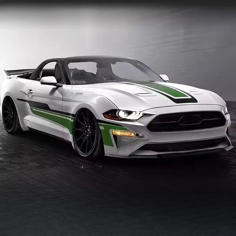 Car sticker body hood appearance customization modification sports fashion decal FOR Ford Mustang GT