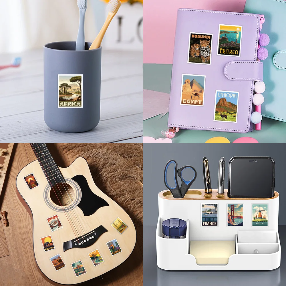 10/30/68 قطعة العالم الجديد بطاقة بريدية الكتابة على الجدران ملصقات الزخرفية DIY بها بنفسك الغيتار الثلاجة الهاتف المحمول حقيبة كوب ماء سكيت