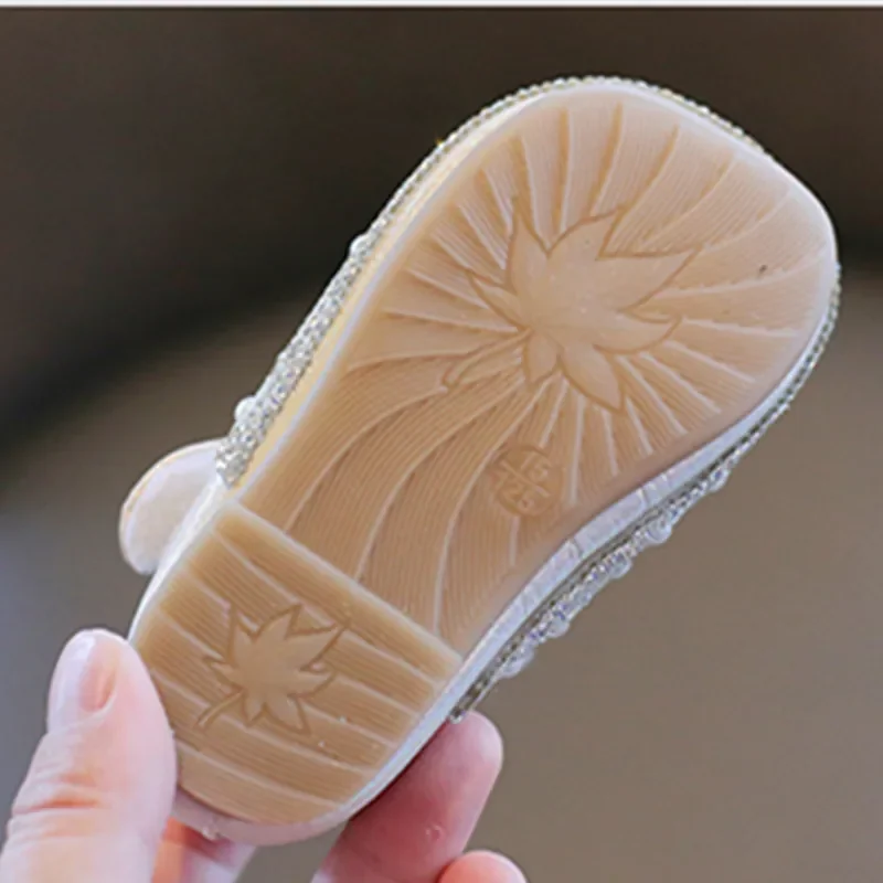 Spring Autumn New Baby Girls Leather Shoes Infant Toddler First Walkers Soft Shallow Princess Shoe Cute Mary Jane Shoes