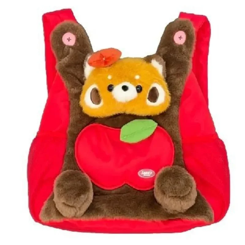 

Back To School Apple Panda Backpacks Y2K Luna's Beautiful Journey Cute Hand Up Surrender Letter Backpack Students Backpacks New