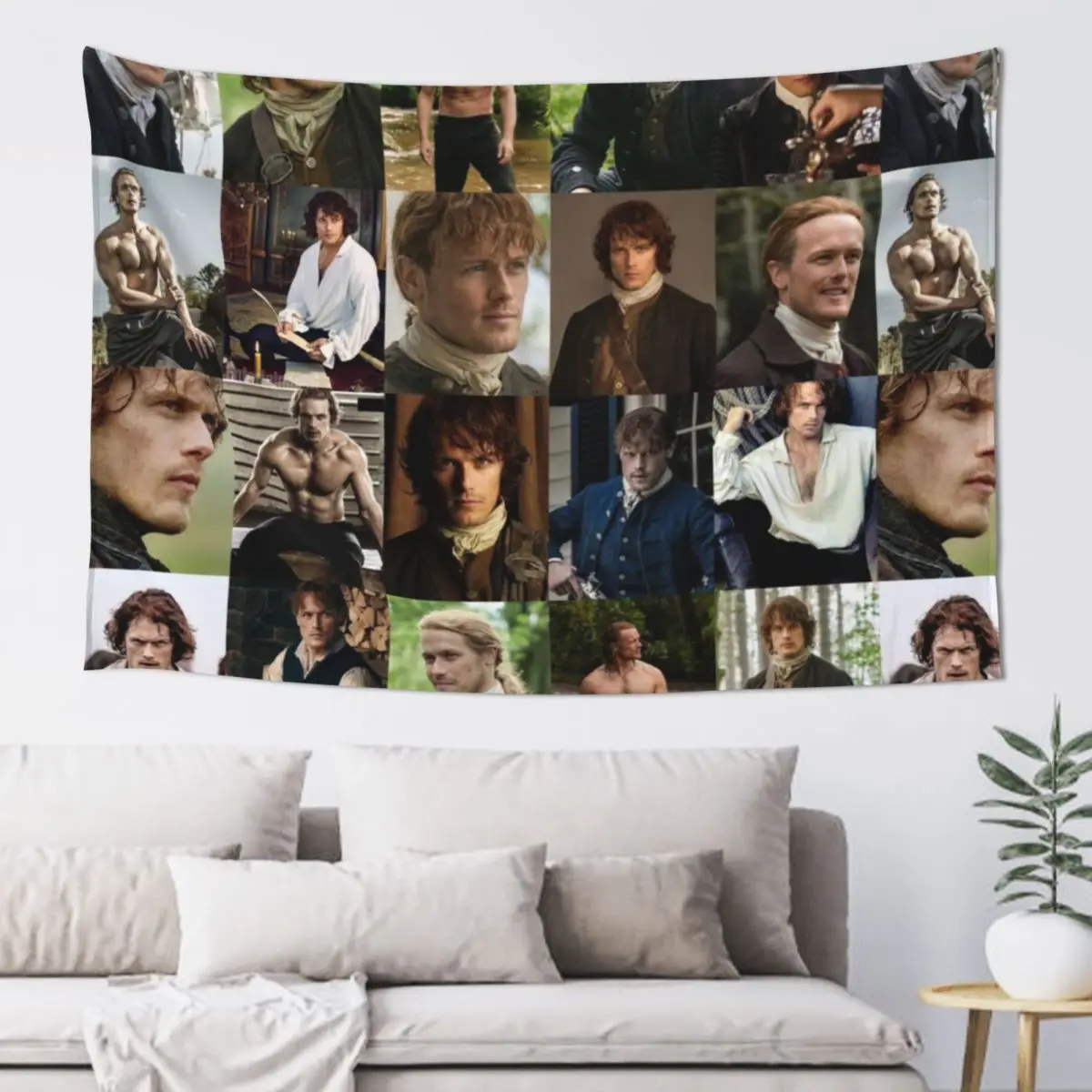 

Sam Heughan Tapestry Room Decorations Aesthetics Wallpaper Bedroom Cute Room Decor Tapestry
