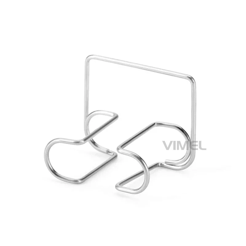 Rollo de algodón Dental, Clip de acero inoxidable, Autoclavables, portarrollos para dentistas, clínicas, suministros de laboratorio, herramientas, 4 Uds.