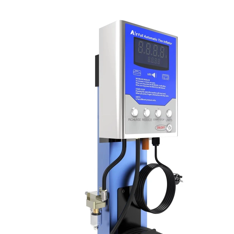 Digital LCD Display AC220V Automatic Tyre Inflation System Standing Fast Inflate of Tire