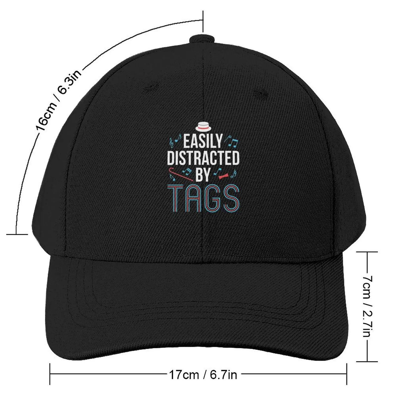 Barbershop Harmony Quartet Easily Distracted by Tags Baseball Cap Brand Man cap tea Hat Kids Hat Hats For Men Women's