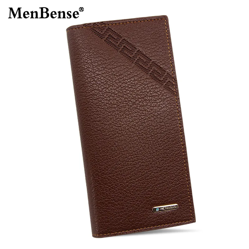 Men's Wallet Long Fashion Multiple Card Slots Men's Wallet Slim Long Thin Mens Luxury Wallet Designer Wallet Men with Coins Bag image 5
